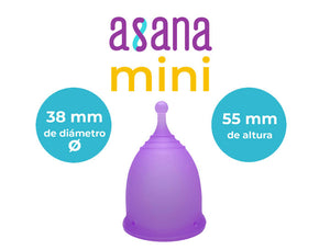 Asana Mini, la mejor copa menstrual para adolescentes